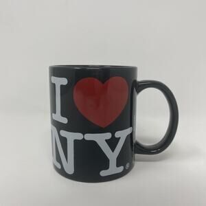 I heart NY black mug Authentic Jay Joshua